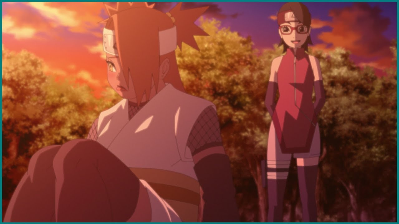 Sarada made ChoCho Blush | Sarada x ChoCho Cute Moments