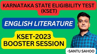 KSET ENGLISH LITERATURE MOCK TEST II Karnataka State Eligibility Test (KSET) II ENGLISH LITERATURE