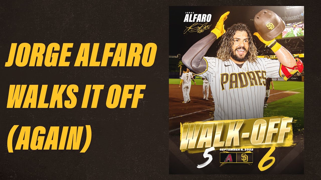 Jorge Alfaro Walks it Off (Yes, AGAIN)