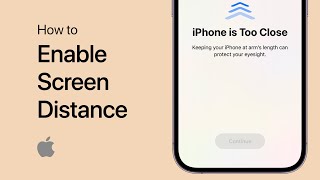 How To Enable Screen Distance on iPhone - Protect Eyes Update