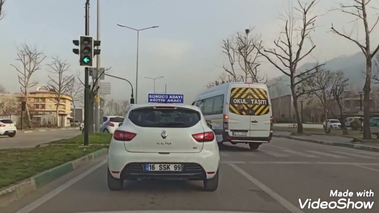 BURSA YILDIRIM DİREKSİYON Sınav Güzergahı (Bukrem Cafeden Başlangıç)