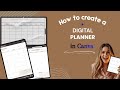 How to Create a Digital Planner in Canva || Digital products