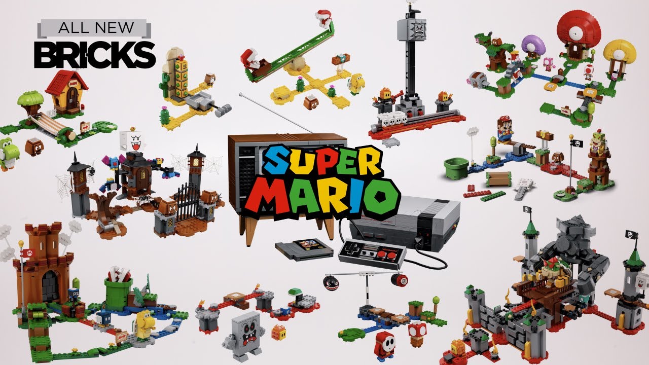 LEGO Super Mario Compilation of All 2020 Wave 1 Sets Speed Build - YouTube