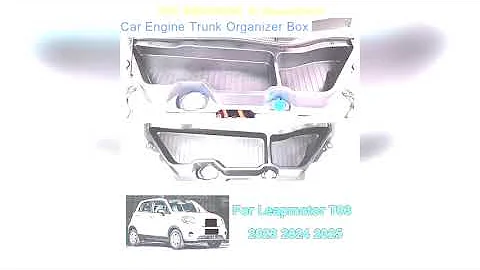 A must-have product! Car Front Cabin Storage Box High Quality Waterproof Storage Box ABS Front Spa