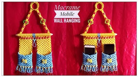New Dual Macrame Mobile Wall Hanging | Unique design