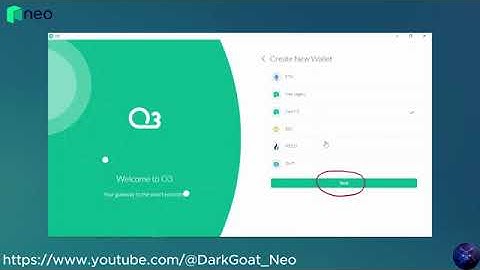 How to Create Neo wallet with the O3 Wallet App on PC (NEO Blockchain Tutorial)