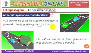 20 NORMAS DE CIRCULAÇÃO - Mudança de Direção, Ultrapassagem, Prioridade