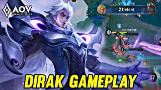 AOV : DIRAK GAMEPLAY | IN MID LANE - ARENA OF VALOR LIENQUANMOBILE ROV