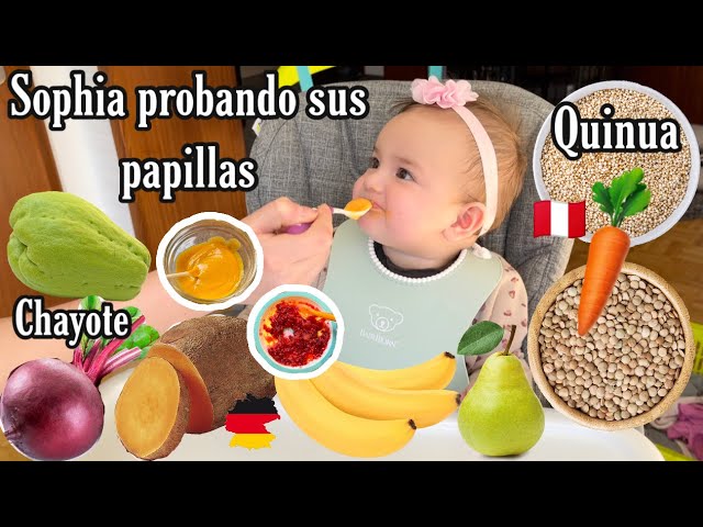 Alimentos latinos para las primeras papillas a tu bebé