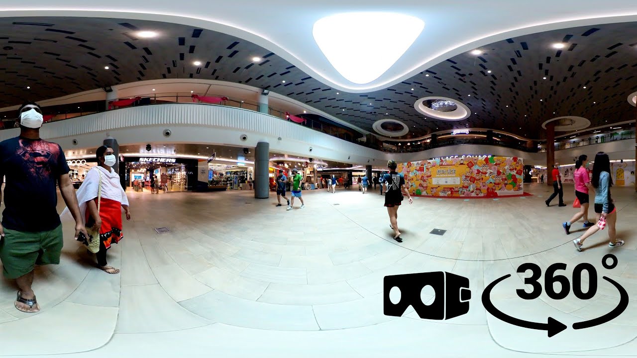 VR 360 Singapore shopping mall video 4K virtual reality YouTube