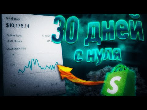 Я Попробовал Дропшиппинг на Shopify в Течение 30 ДНЕЙ | Сколько заработал?