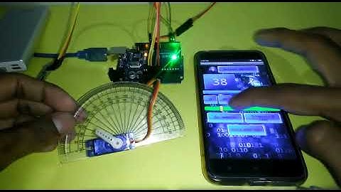 Arduino Servo Control /HC -05 Blutetooth model /Eshwar Electronics