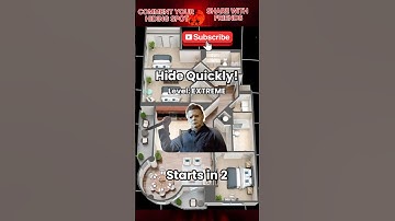 hide quickly choose your hiding spot #horrorgame #brainteasers #games