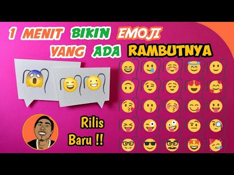 Cara Membuat Emoji Berambut Tanpa Aplikasi