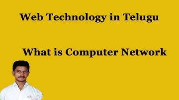 Computer Network || LAN,WAN,MAN,CAN,PAN,SAN|| Web Technology in Telugu ||By Mr Sivarao