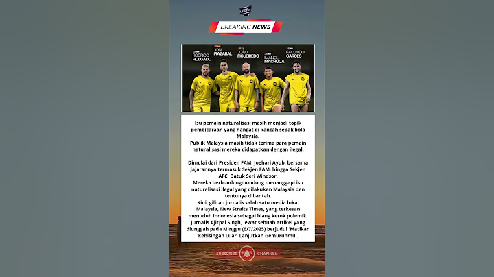 Tak Menjawab Silsilah Pemain Naturalisasi, Jurnalis Malaysia Ngamuk ke Indonesia: Bikin Gaduh!