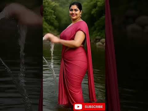 Stylish & Pretty : A Pretty Woman Bathing in River | #prettygirl​​ #prettywoman​​  #dubaiprincess​​