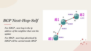 BGP Next Hop Self