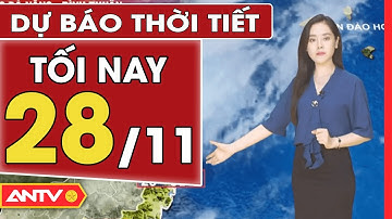 Dự báo thời tiết tối nay 28/11: Nam Bộ mưa rào, Bắc Bộ sắp rét đậm | ANTV