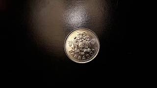 Coins : Barbados Twenty Five Cent 2008 Coin