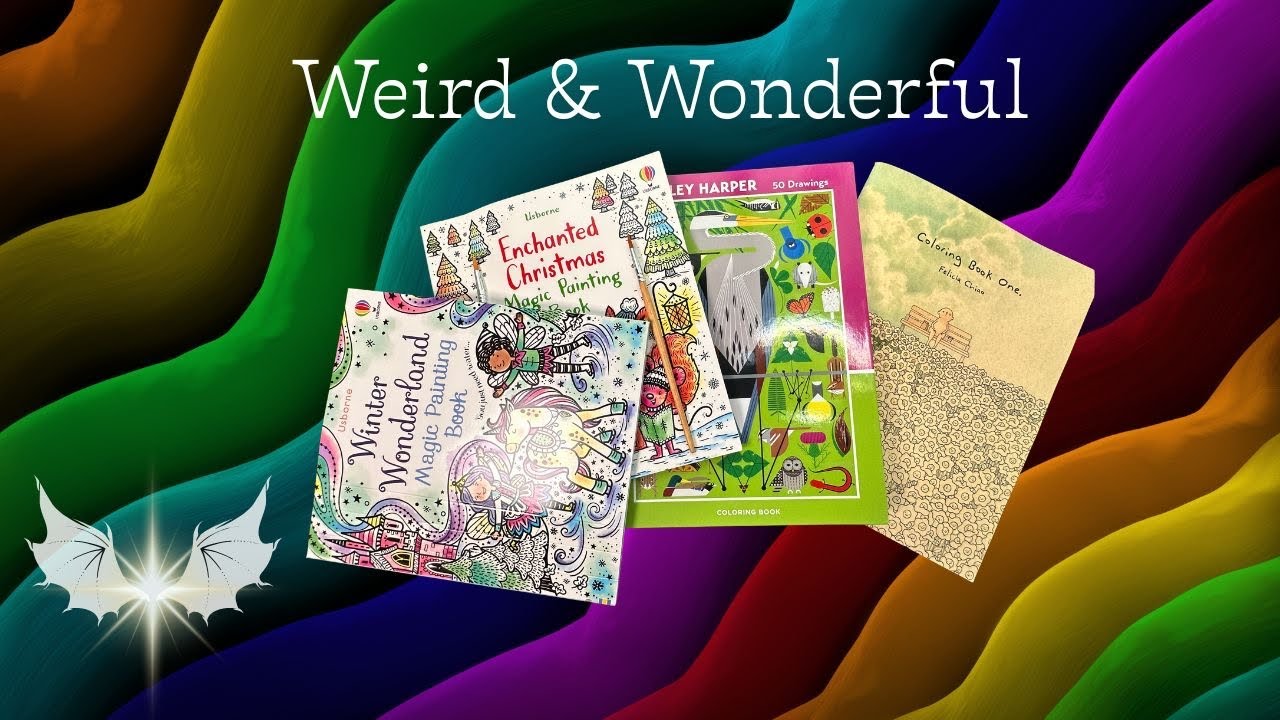 Ep. 4 Coloring Book Haul | Unique Coloring Books Part 1 