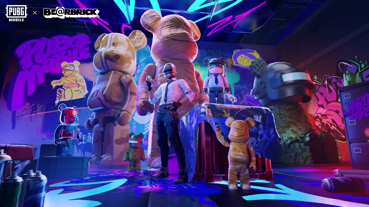 PUBG MOBILE x BE@RBRICK Collaboration Trailer