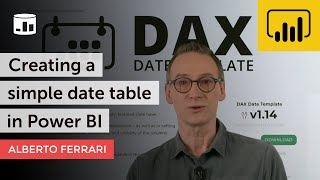 creating a simple date table in power bi