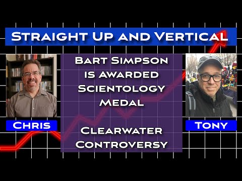 Bart Simpson Gets a Scientology Freedom Medal - Straight Up and Vertical