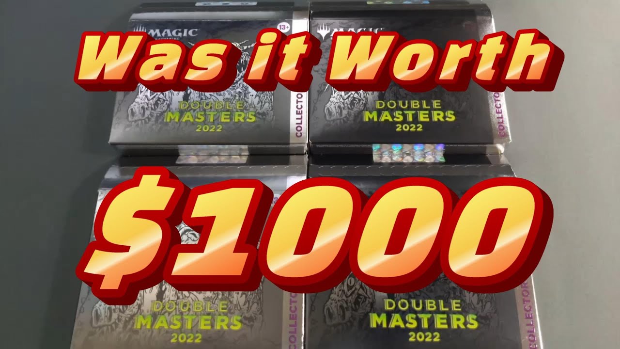 Double Masters 2022 Was it worth 1000? YouTube