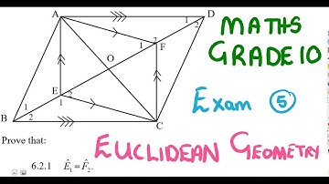 Mathematics Grade 10 Euclidean Geometry Exam 5 @mathszoneafricanmotives @mathwithlightone
