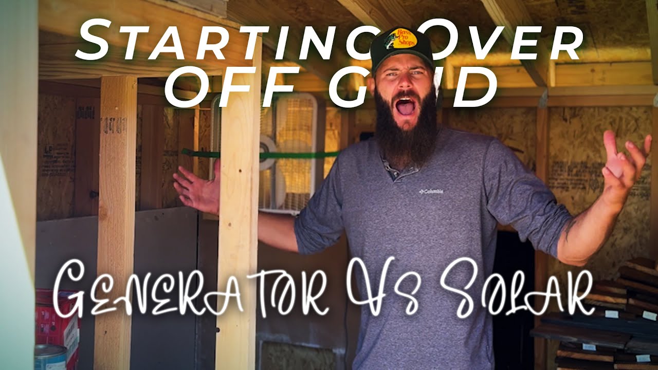 Generator vs Solar | Off Grid Living in Colorado RV Homestead