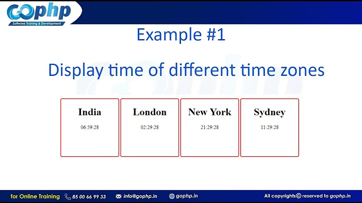 25 - Display time based on time zones | JavaScript Tutorial for Beginners