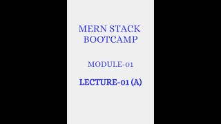 Lecture-1 (a): Introduction to Module-01