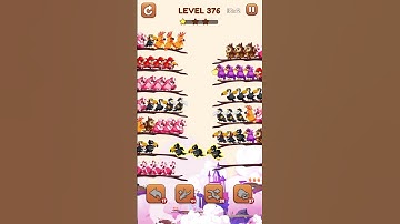 Bird Sort 2: Color Puzzle Level 376 #games #gaming #gameplay