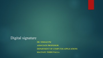 Digital signature - Malayalam