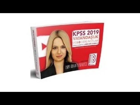 Benim Hocam Yayınları - 2019 KPSS Vatandaşlık Video Ders Notları kitabı - Esra Özkan Karaoğlu