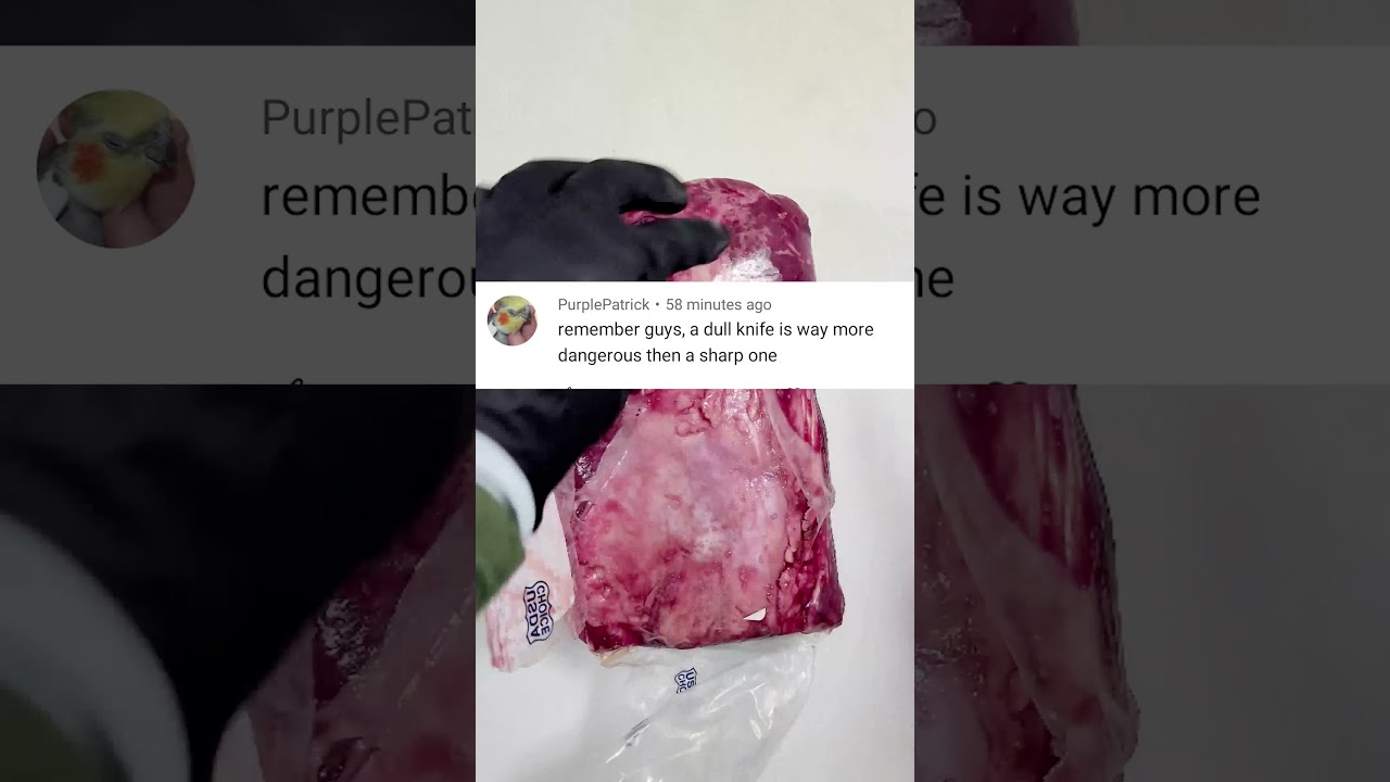 Knives are dangerous when they are dull shorts YouTube