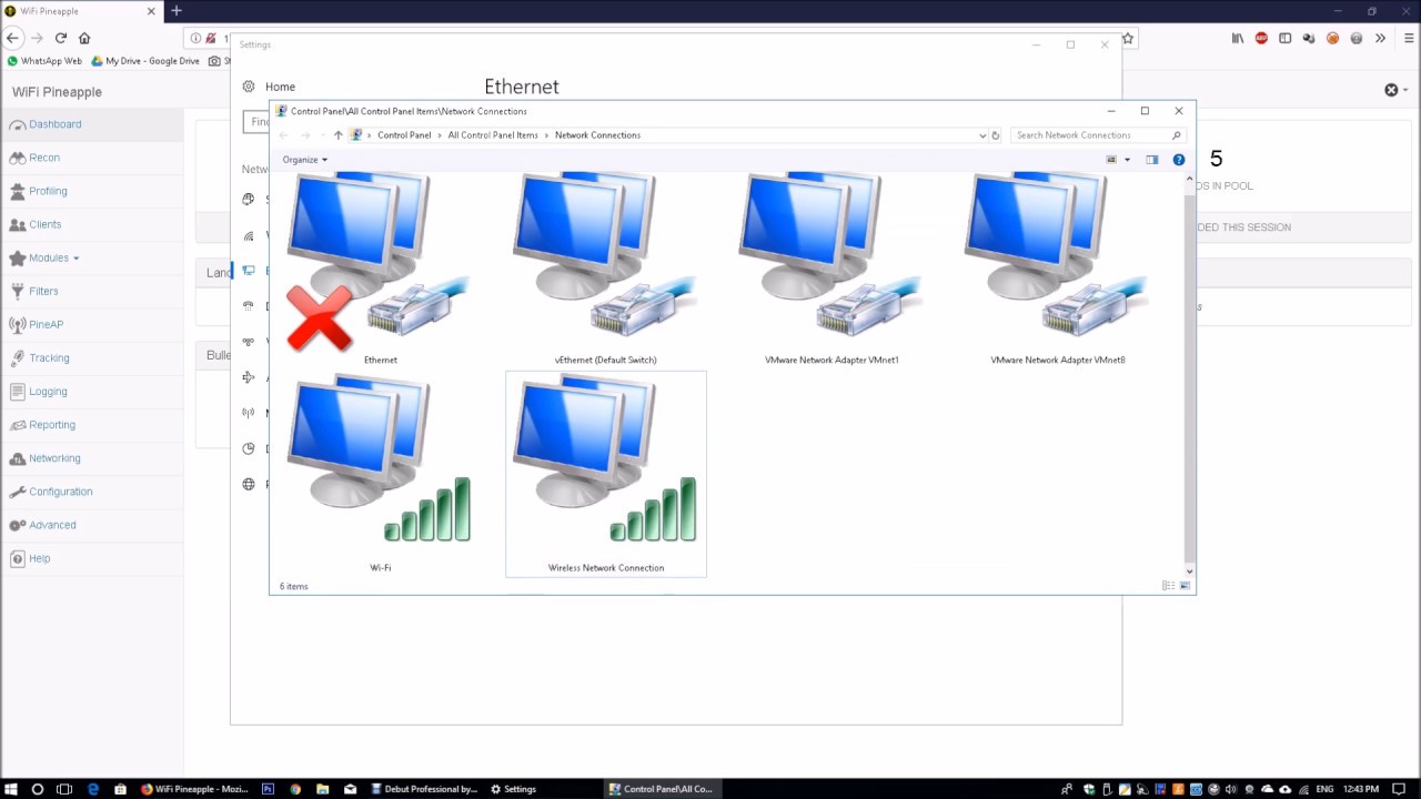 ⁣Wireless Access with PineAP