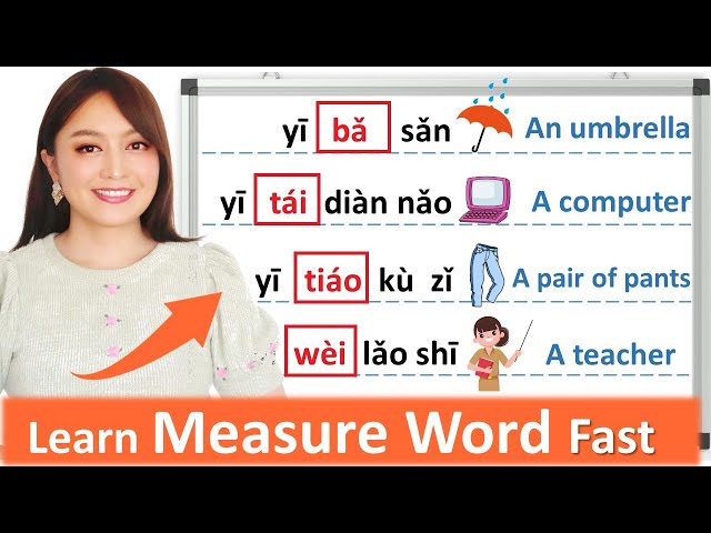 Part 2 Explain why MEASURE WORD in Chinese and HOW to remember them fast !