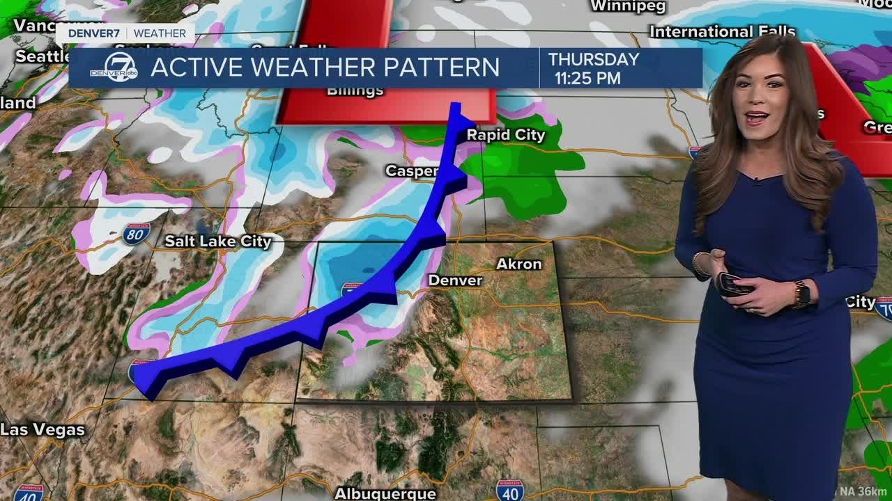 Colorado weather: cool weather and storms roll in - YouTube