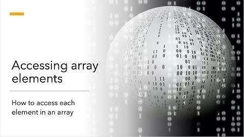 BeezMind C++ Programming - Accessing array elements