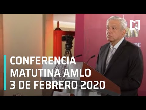 Conferencia matutina AMLO -lunes 3 de febrero 2020