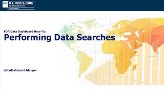FDA Data Dashboard How-to: Performing Data Searches screenshot 4
