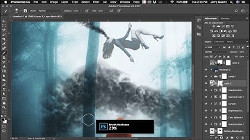 Demon Smoke - Photoshop Speed Art ( By: @JerQuartz )
