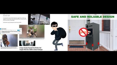 Weldon Anti-Theft Parcel Delivery Drop Box