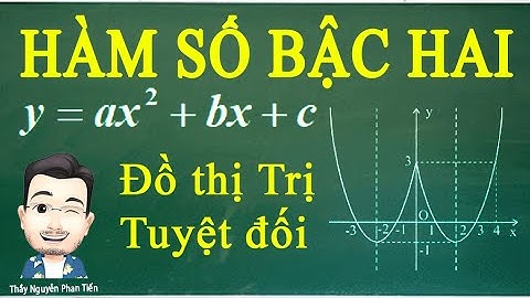 Hàm Số Bậc Hai (Toán 10): Vẽ Đồ Thị Hàm Trị Tuyệt Đối Và Biện Luận Nghiệm | Thầy Nguyễn Phan Tiến