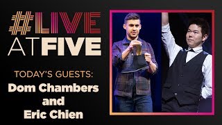 Broadway.com #LiveatFive with Dom Chambers and Eric Chien of THE ILLUSIONISTS