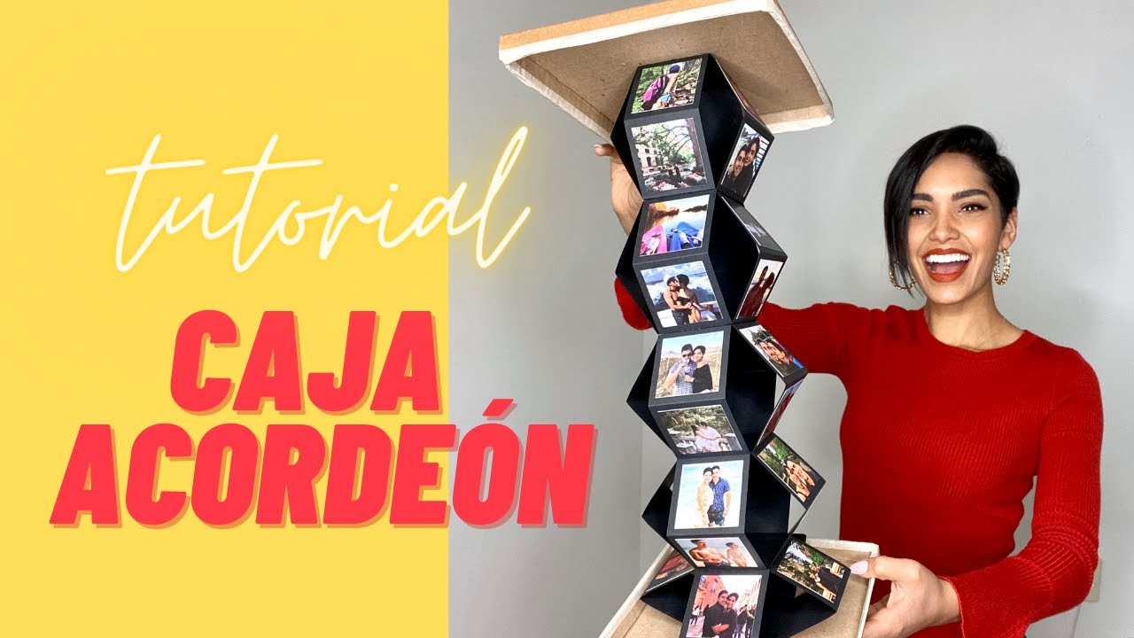 CAJA ACORDEÓN para regalo San Valentín ¡FACIL Y BARATO! *caja explosiva* DIY- hazlo tu mismo
