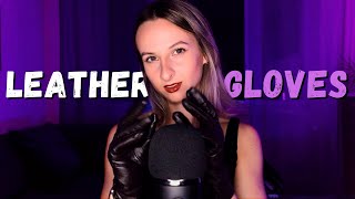 4K ASMR | Leather Gloves (100% Sensitivity)