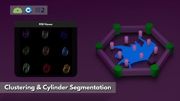 ROS2 PCL Point Cloud Clustering and Cylindrical Segmentation